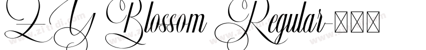 ZY Blossom Regular字体转换